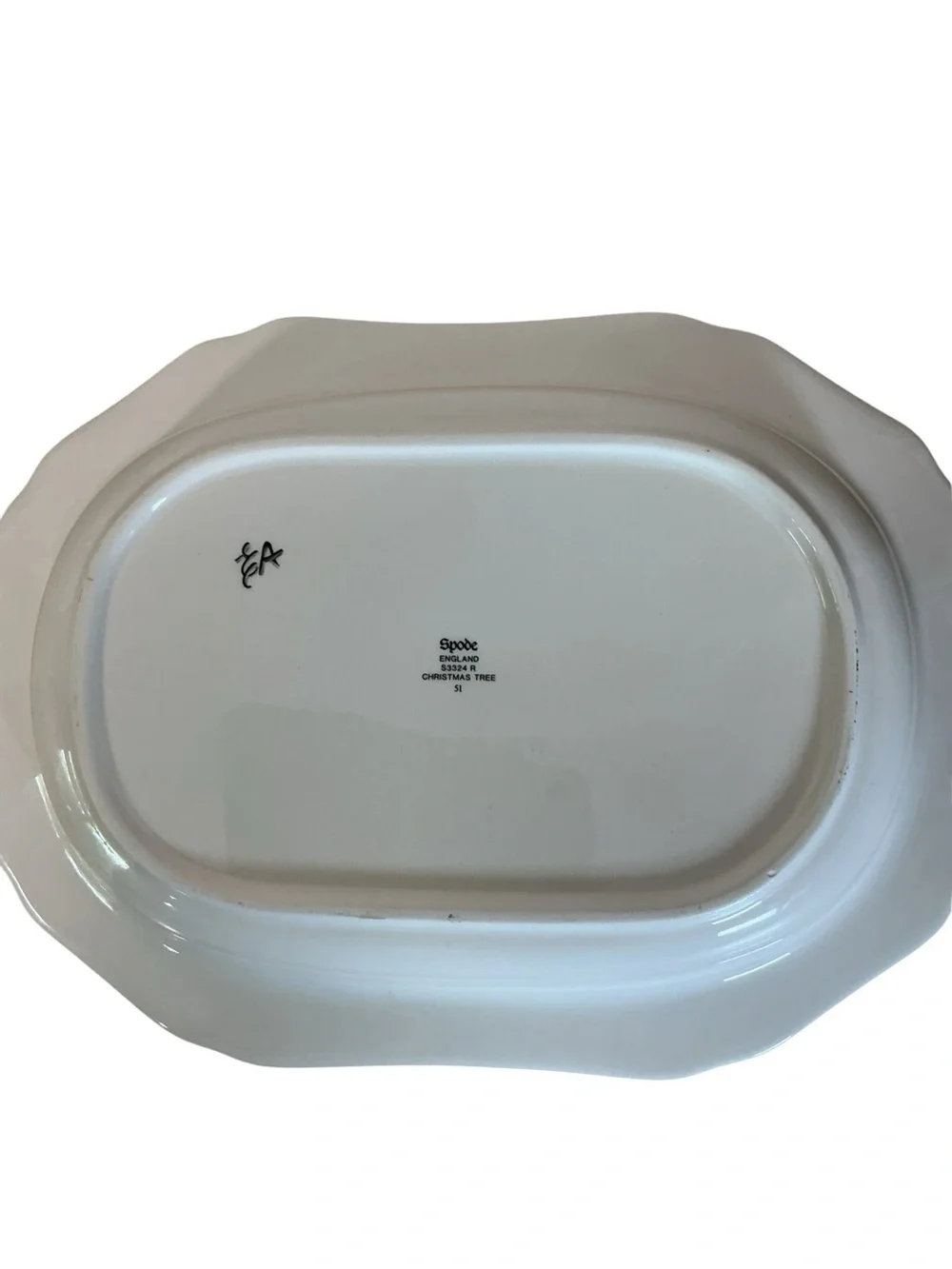Spode Christmas Tree Serve Dish 11 x 8.5 S3324 R